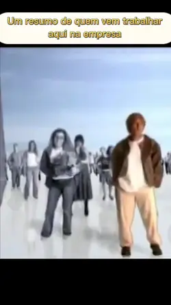 No trabalho é assim
