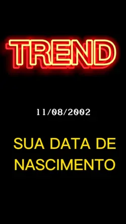 Coloca sua data de 