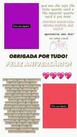 Modelo Aniversário 