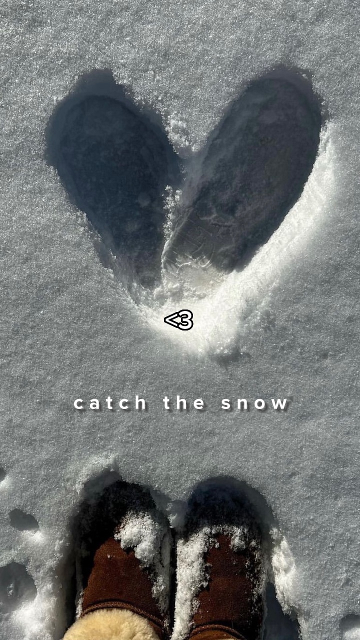 Catch the snow❄️