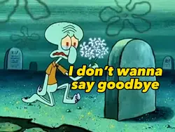 Squidward Grave Meme