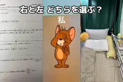 右と左 どちらを選ぶ？🐭🧀️