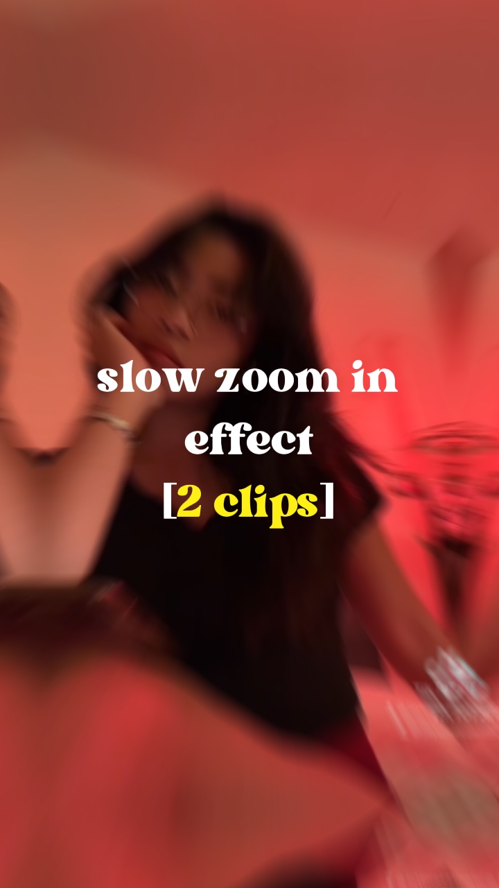 effet de zoom lent