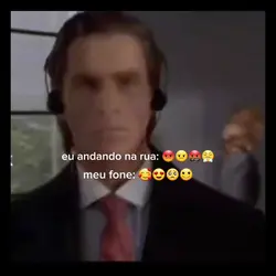 eu ouvindo música: