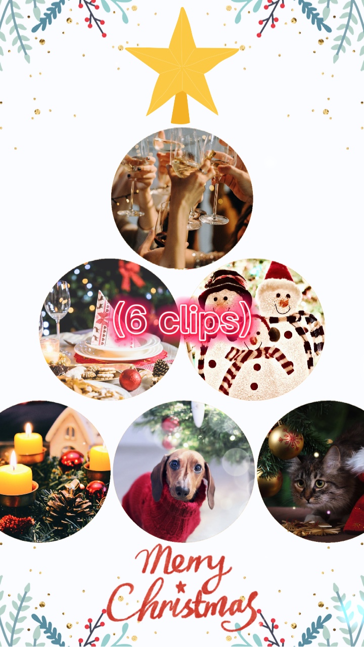 Weihnachts-Collage