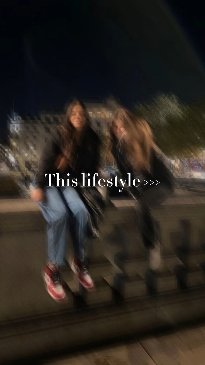 This lifestyle >>>