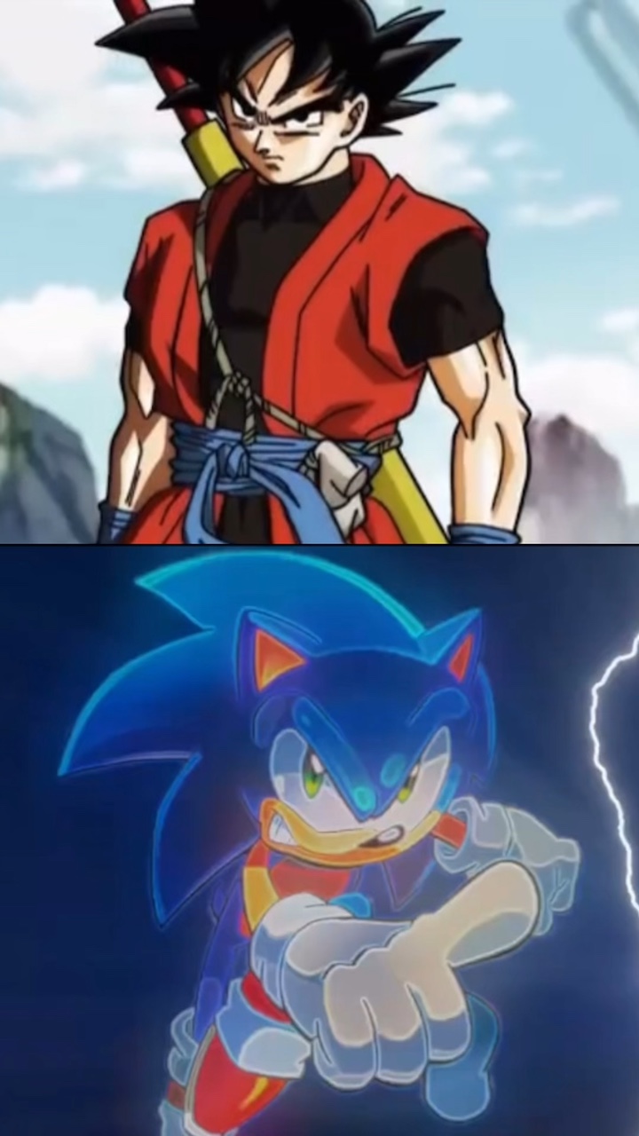 Xeno goku vs sonic