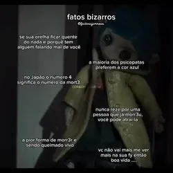 fatos bizarros