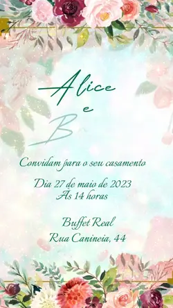 Convite Casamento