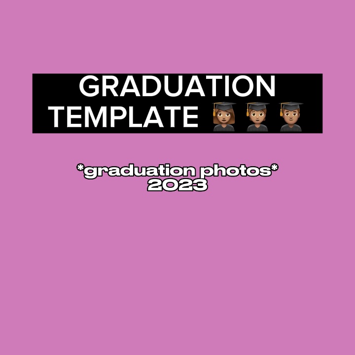 graduation template