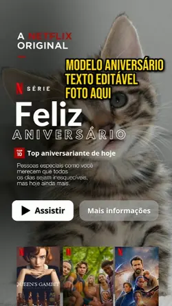 NETFLIX ANIVERSÁRIO