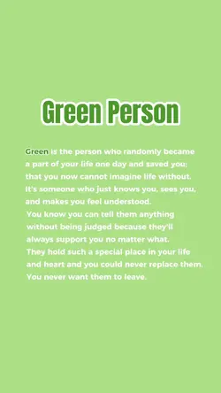 Green Person 💚