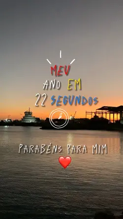 Parabéns para mim ❤️