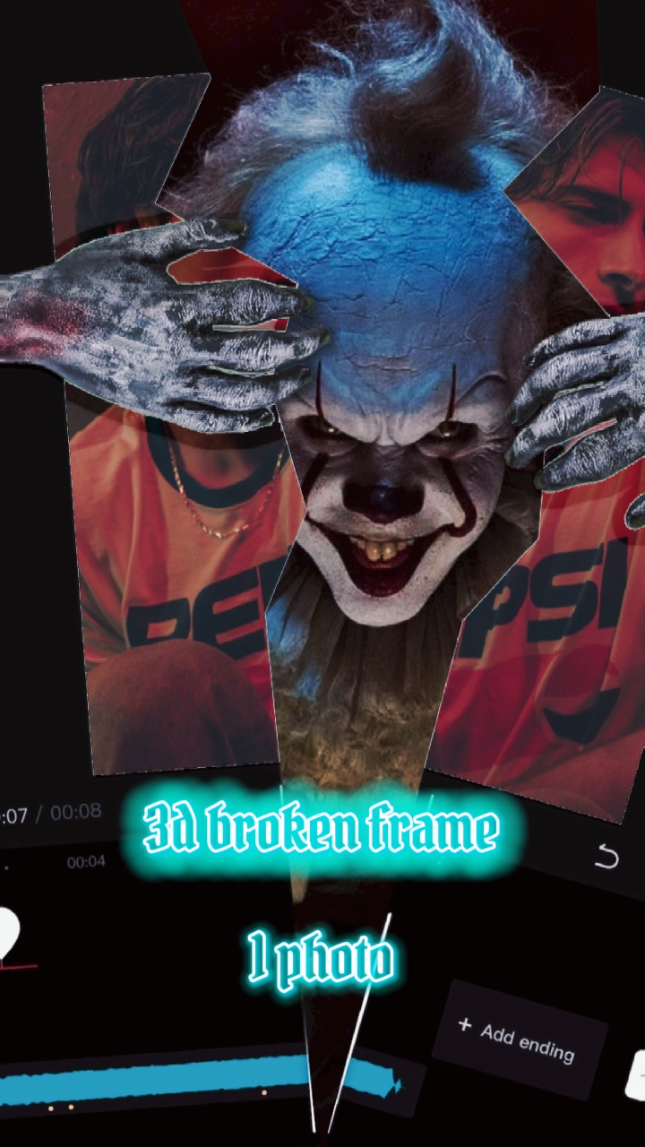 3d broken frame