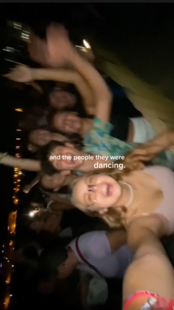 They were dancing