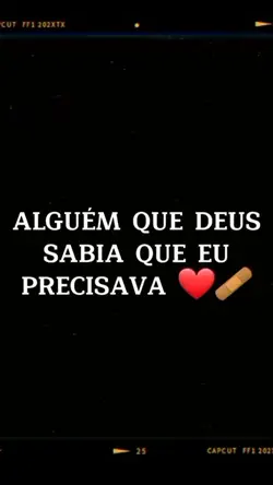 Eu precisava 