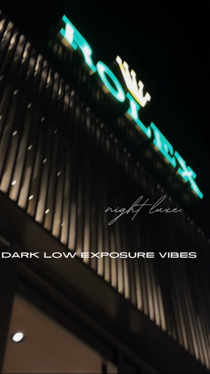 gece lüks karanlık vibe