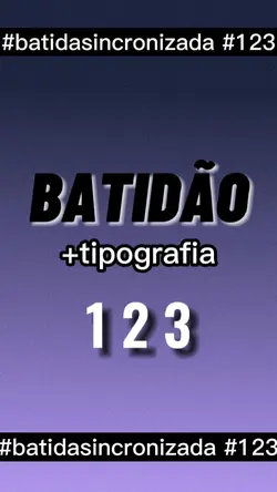1 2 3 batidão