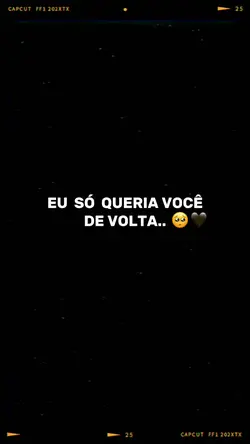 Você deixou saudades