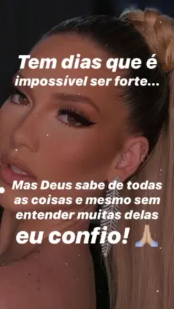 Tem dias que...