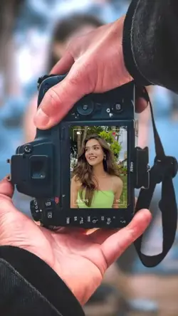 foto na câmera 