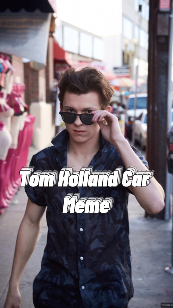 Tom Holland Car Meme