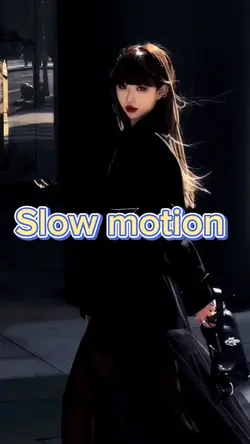 Walk slow motion