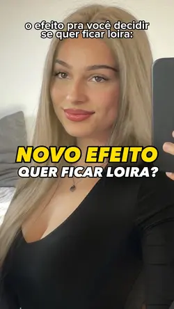 quer ficar loira?
