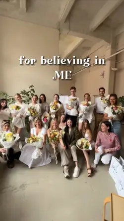 for believing in ME