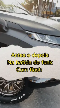 Antes e depois Flash