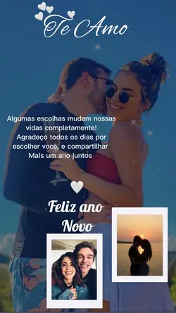 Feliz ano novo amor