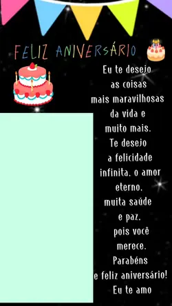 PARABÉNS PARA VOCÊ 