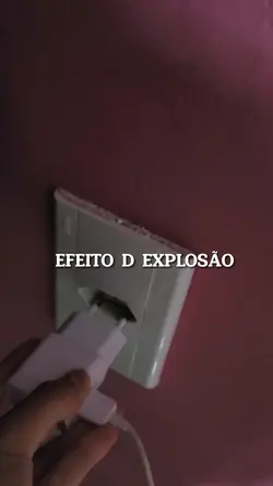 tomada explodindo