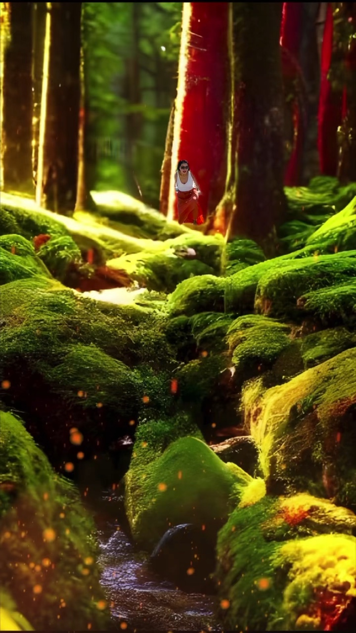 Girl In The Forest