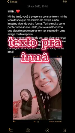 texto irmã 