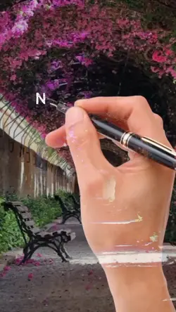 efeito escrito a mão