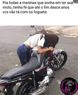 Mulher é moto