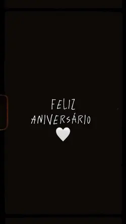 Feliz aniversário