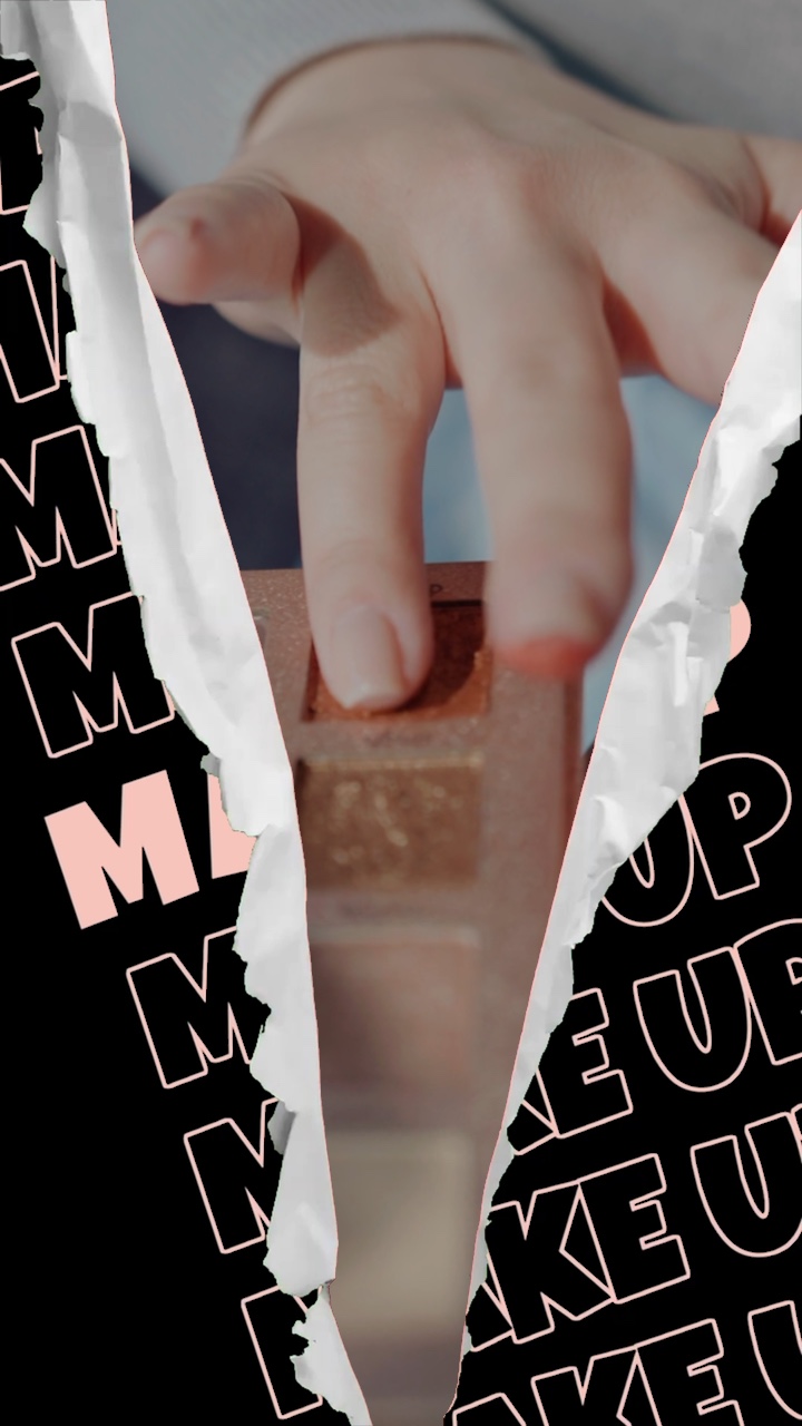 Promoção de produtos de maquiagem 