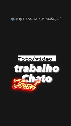 Seu trabalho👩‍🏫👨‍🏫