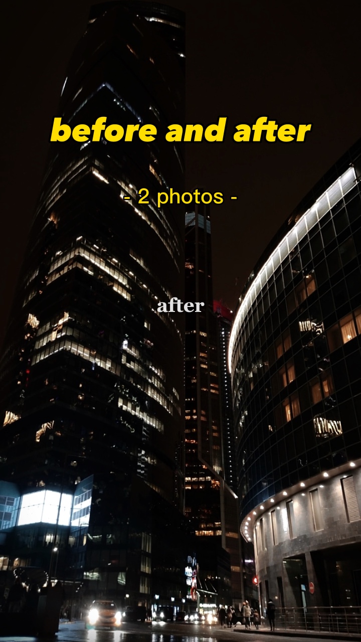 Antes e depois