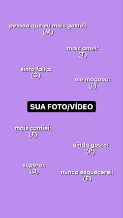 Iniciais de Alguém❤️‍🩹