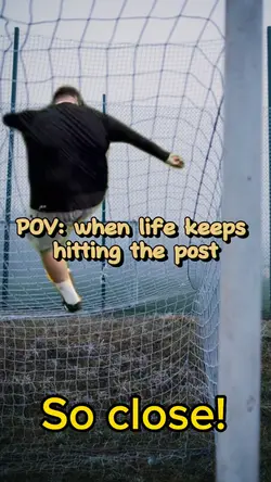 Life hits the post 