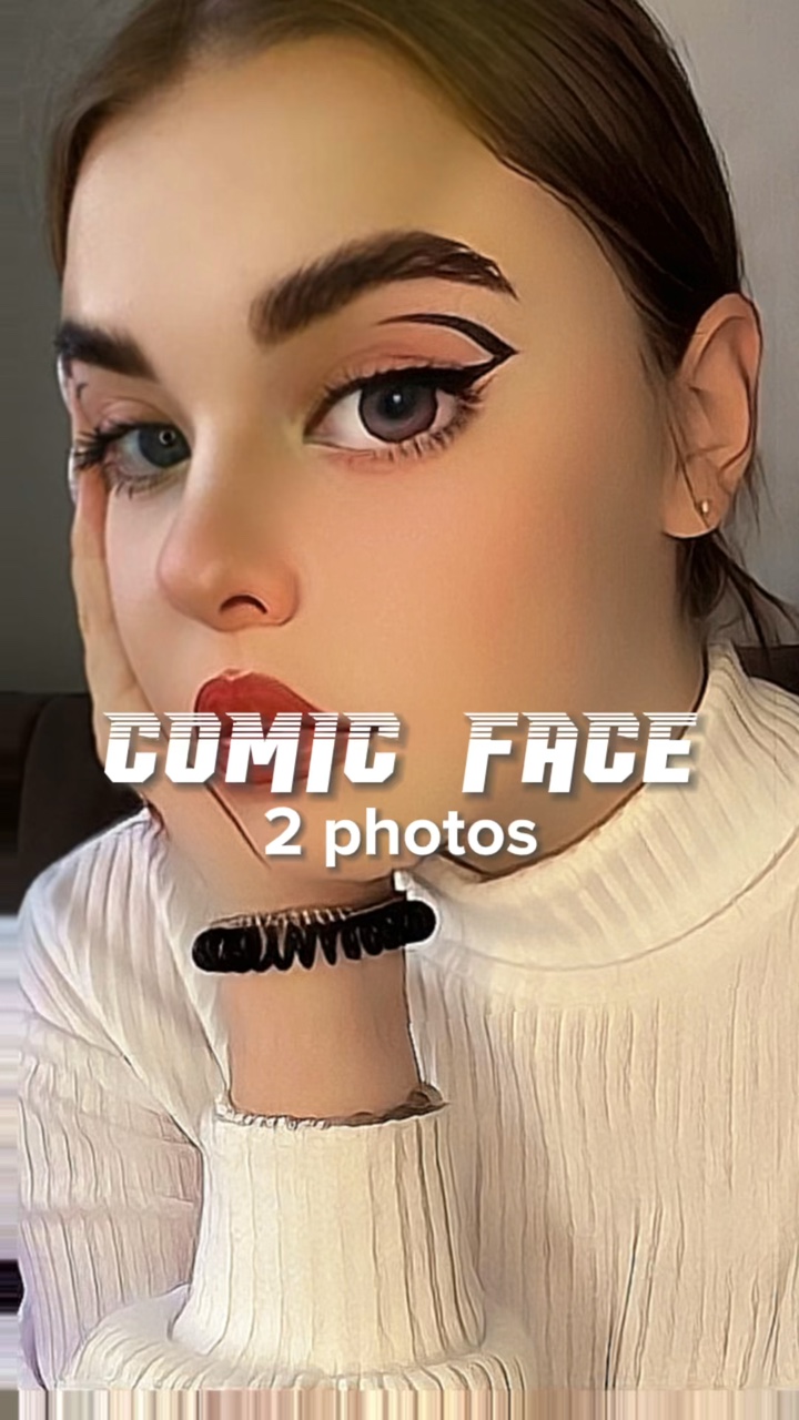 Comic face