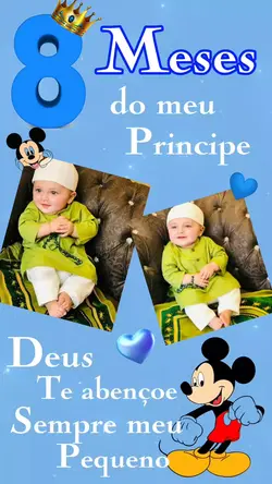 8 meses do meu bebê