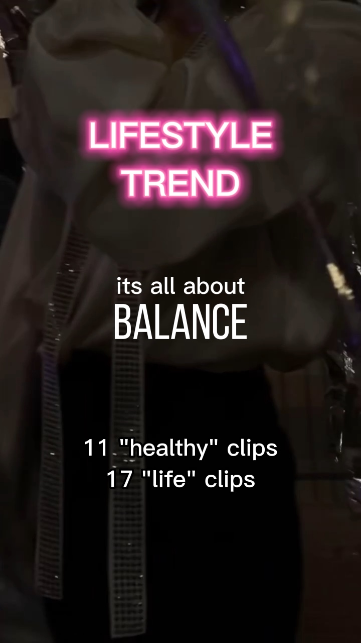 balanced lifestyle