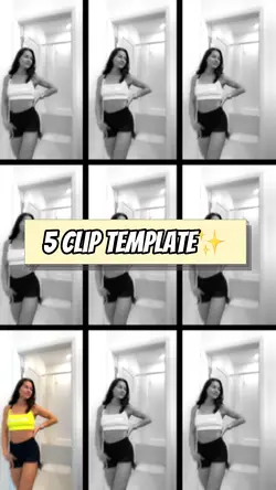 5 clip template✂️