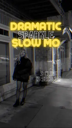 sparkle slow mo
