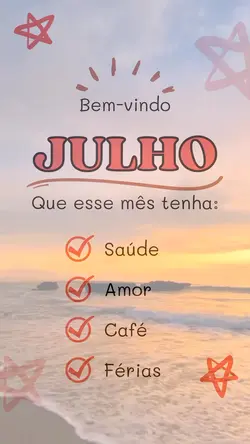 BEM VINDO JULHO