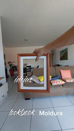 Moldura transparente